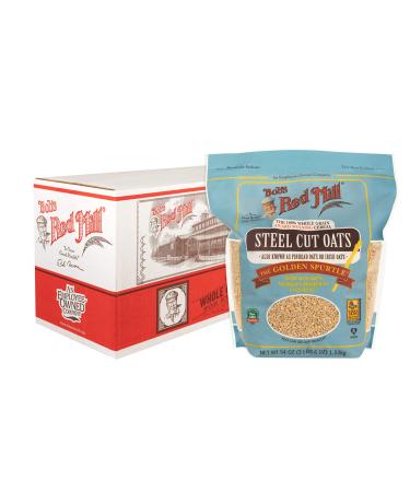 Bob's Red Mill Steel Cut Oats, 54-ounce (Pack of 4) Resealable 54 Ounce (Pack of 4)