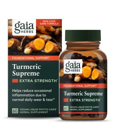 Gaia Herbs Professional Solutions Curcuma NF-kB Turmeric Supreme 60 Liquid-Filled Capsules