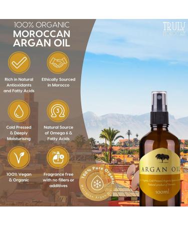 MOROCCAN ARGAN OIL 100% Pure 100ml - Buy Online on GoSupps.com