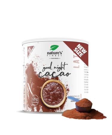 Nature's Finest Natures Finest Good Night Latte 125 g A Powerful Organic Herbal Tea Blend of Cocoa Ashwagandha and Maca Suitable for Vegans and Vegetarians