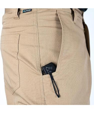 LA Police Gear Men's Core Cargo Tactical Pants - Ripstop, Stretch Waistband, CCW - Midnight - Size 40W x 30L - Buy Online on GoSupps.com