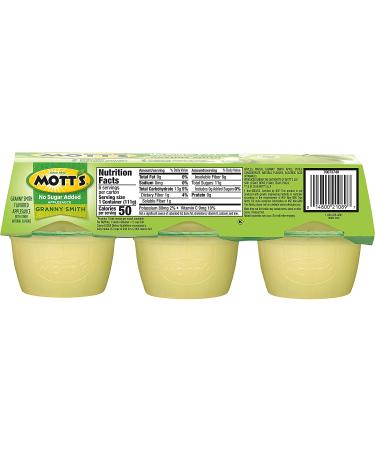 Mott's No Sugar Added Granny Smith Applesauce  3.9 oz cups (Pack of 72) Granny Smith 3.9 Ounce (Pack of 72) - Buy Online on GoSupps.com