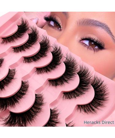7 Pairs 3D Cat Eye False Eyelashes - Fluffy Volume Curly Faux Mink Reusable Makeup Lashes (TM26) for Stunning Looks - Buy Online on GoSupps.com