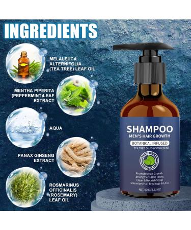 Xionghonglong Hair growth shampoo shampoo for men 100ml Shampoo against hair loss Promotes hair growth Strengthens the hair roots Cleans and cares for the scalp Reduces hair breakage and hair loss - Buy Online on GoSupps.com