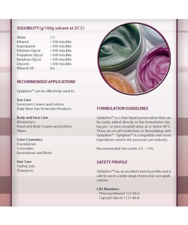 INNOCOSVATE Optiphen Liquid 4 fl oz Cosmetic-Grade Extend the shelf life of the product Formulated for Cosmetic Use Only - Buy Online on GoSupps.com