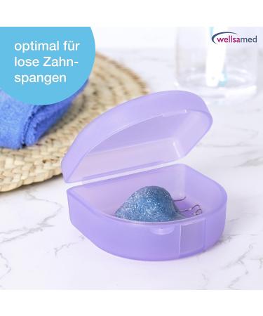 Wellsamed KFO Splint Box Standard - Purple | Ideal Storage for Braces Dentures & Dental Splints - International Shipping Available - Buy Online on GoSupps.com
