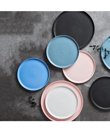 Salad Plate Frosted Dining Plate Round Home Kitchen Restaurant Cafe Dining Plate Dessert Plate Dining Plate Steak Plate Ceramic Simple Flat Plate for Kitchen Plate (Color : 001 Size : M) Medium 001 - Buy Online on GoSupps.com