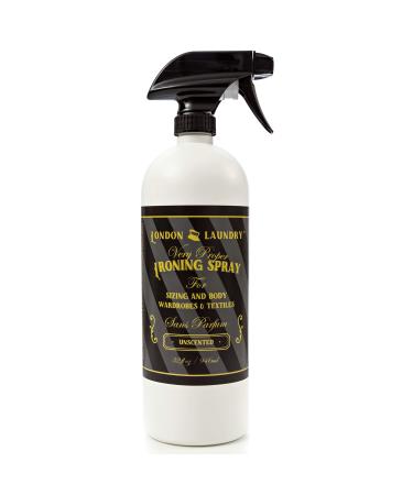 London Laundry Ironing & Sizing Spray 32 Oz. - Spray Starch Alternative - Less Stiff Than Starch - Unscented - Buy Online on GoSupps.com