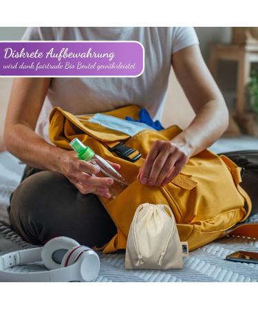 EasyPee Women's Urinal for On-the-Go | Original Urinella Standing Pee-Taker with Fair Trade Organic Bag - Buy Online on GoSupps.com