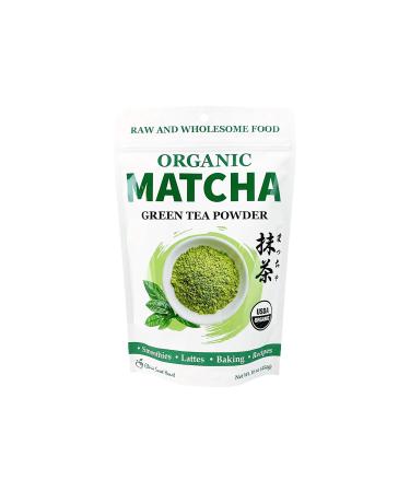 Cherie Sweet Heart Matcha Green Tea Powder - USDA Organic, Smoothies, Lattes, Baking, Recipes - Antioxidant, Energy - 1 lb