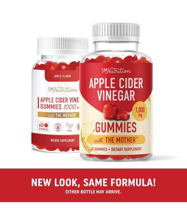 Apple Cider Vinegar Gummies with The Mother for Weight Loss, Energy, Detox - 1000MG 30 Servings - B Vitamins, Beetroot Juice & Pomegranate Juice Included - Buy Online on GoSupps.com