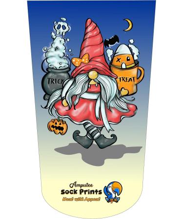 Amputee Stump Sock Halloween Gnome Girl v2 3Ply - Heal with Appeal | Shop Now - Buy Online on GoSupps.com