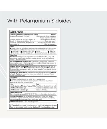 Integrative Therapeutics V Clear EPs 7630 Cold & Flu Formula - 20 Berry Chewables - Buy Online on GoSupps.com
