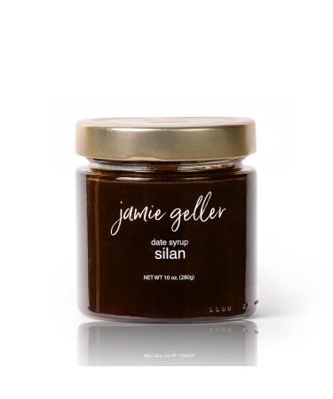 Jamie Geller Date Syrup, Silan, Date honey, date syrup, date molasses Glass Jar 10 oz. (280g) Pack of 2 - OU KOSHER PAREVE Date Syrup / Silan (Pack of 2)