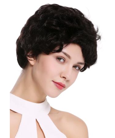 WIG ME UP - NG-HH-13-1B Wig women men human hair short wavy fashionable black