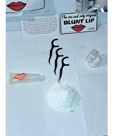 Bluntlip Powder for Removing Lip Stains from Smoke 10 Min Application using your saliva/last a week - Buy Online on GoSupps.com