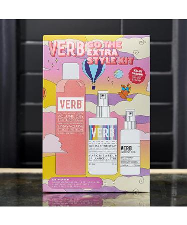 VERB Go the Extra Style kit with Weightless Formulas to Add High Shine and Added Volume Get Great Hair On the Go - Buy Online on GoSupps.com