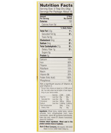 Malt-O-Meal Original Hot Wheat Cereal 18oz - Nutritious Breakfast Option - Buy Online on GoSupps.com