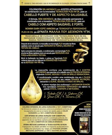 Schwarzkopf Syoss Oleo Intense Hair Dye 100 pure oils 0 ammonia 676 warm copper 3 pieces - Buy Online on GoSupps.com