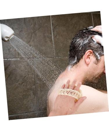 FRCOLOR 2pcs Exfoliating Sisal Bath Brush & Shower Balls - Loofah Sponge Pouf Mesh Scrubber & Body Cleaning Spa Tool - Buy Online on GoSupps.com