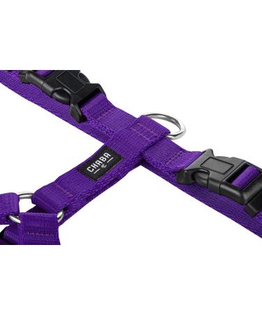 CHABA Adjustable Dog Harness for Large Dogs - Anti-Choking & Control - Lightweight Step-In Design - Perfect for Running - XL Violet - Buy Online on GoSupps.com