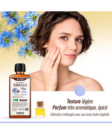 Nigelle Organic Oil 150 ml Plan te au Naturel Pure Natural and Cold Pressed Food Hair Body Nails - Buy Online on GoSupps.com