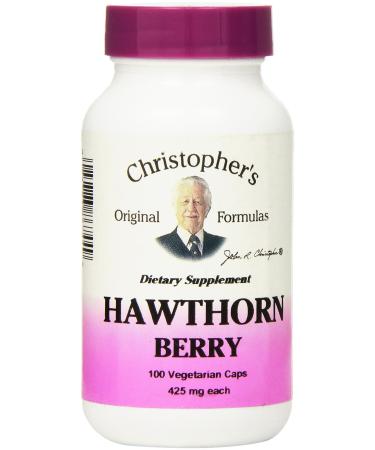 Christopher's Original Formulas Hawthorn Berry 450 mg 100 Vegetarian Caps