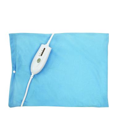 Thera|Care Electric Heating Pad | Dry Heat Only | 4 Heat Settings | 12 x 15 Blue