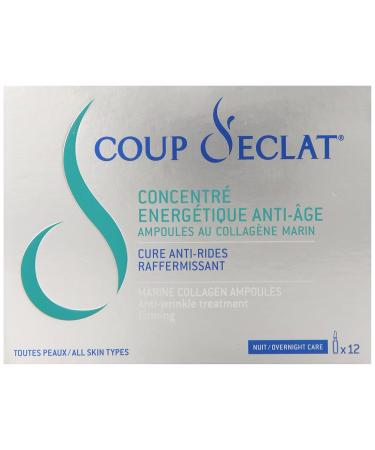 Coup d'Eclat 12 Piece Marine Collagen Ampoules Anti-Aging Facial Serum for Fine Lines & Wrinkles Hydrating & Rejuvenating Skin Care Plumping 12 Ampoule Set - Buy Online on GoSupps.com