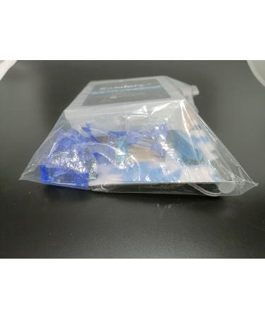 Kalolary Dual Nail Forms Set | 120PC Stiletto Nail Tips + 10 Blue Nail Clips Nail File & UV Gel Brush for Professional Nail Art Extension - Buy Online on GoSupps.com