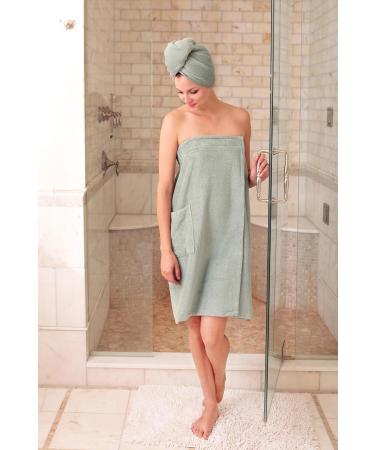 Buy Women's Towel Wrap - Viscose from Bamboo Spa Wrap Set | Texere Waterfall | 2X/3X | Barely Pink - Shop Internationally - Buy Online on GoSupps.com