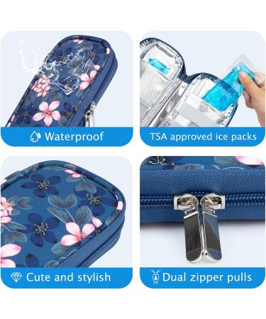 Youshares Insulin Cooling Bag with 2 Cooling Packs - Essential Diabetes Accessory for Safe Travel & Storage | Magnolia 11 - Buy Online on GoSupps.com
