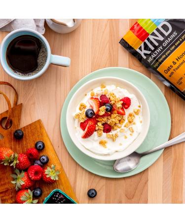 KIND Healthy Grains Clusters Oats and Honey with Toasted Coconut Granola Gluten Free 312 Gram Bag Oats & Honey Clusters with Toasted Coconut 312 g (Pack of 1) - Buy Online on GoSupps.com