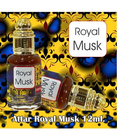 INDRA SUGANDH BHANDAR Attar For Men|Women Royal Musk Pure Perfume 0% Alcohol Herbal & Long Lasting Fragrance 12ml Rollon Pack - Buy Online on GoSupps.com
