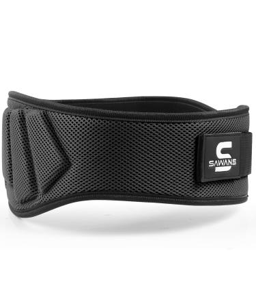 Sawan weight lifting belt men women Lifting Belt martial arts Fitness belt for bodybuilding train aid strength training powerlifting gym weightlifting Belt train weight lifting bonds women L black