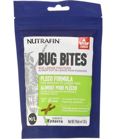 Nutrafin Bug Bites Cichlid Formula + Nutrafin Bug Bites Pleco Formula (17-20 mm Sticks) - Buy Online on GoSupps.com
