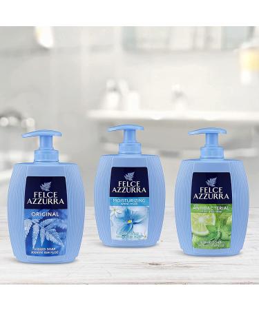 Felce Azzurra Liquid Soap White Musk - Fresh Citrus Fragrance - 2 Pack (300 ml each) - International Shipping Available - Buy Online on GoSupps.com