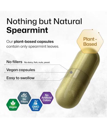 BIO KRAUTER Spearmint 100 Capsules & Saw Palmetto Tincture 2 Fl. Oz - Buy Online on GoSupps.com