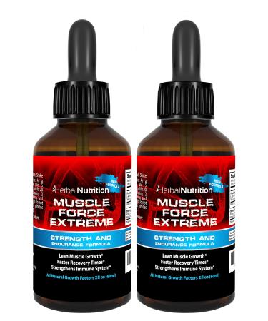 Muscle Force Extreme 2 Bottle Pack 400mg Proprietary Formula Our Strongest Strength and Endurance Spray, Improves Muscle Strength and Recovery Time 2oz Bottles