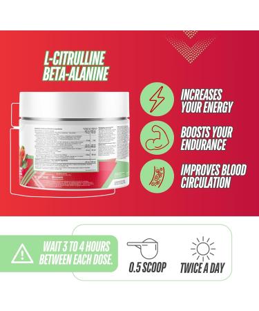 Shop Sante Pre Workout Plus Preworkout Energy Powder 150mg Caffeine Citrulline Beta Alanine Sports Drink Supplement for Men and Women 50 servings - Strawberry Watermelon - Buy Online on GoSupps.com