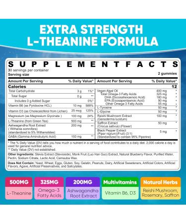 Liposomal L-Theanine Gummies & Kids Sleep Gummies - Buy Online on GoSupps.com