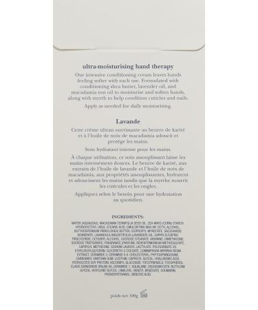 Crabtree & Evelyn Lavender Ultra-Moisturizing Hand Therapy - Hydrating Lotion 100g | International Shipping Available - Buy Online on GoSupps.com