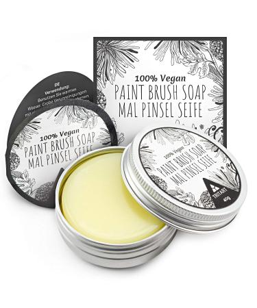 TRITART 100% Vegan Paint Brush Cleaner Soap for Makeup  Watercolor & Acrylic Paint Brushes - Lemon Scented Paint Soap for Cleaning Oil Paint Brushes - Buy Online on GoSupps.com