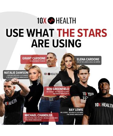 10X Health Zinc Supplements - Contains Zinc 30mg for DNA & Protein Synthesis Overall Wellness & Immune Support Supplement - Highly Absorbable Vitamins (60 Capsules) - Buy Online on GoSupps.com