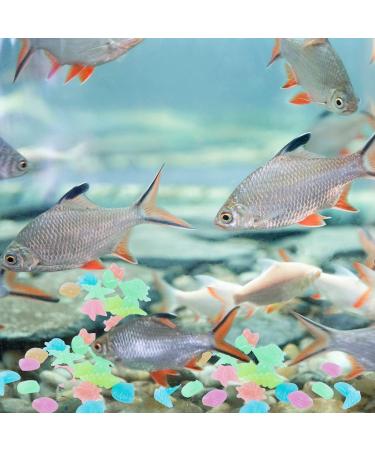 Halcyerdu 200 Bright Fluorescent Pebbles - Colorful Night Light Stones for Aquarium & Garden Decoration - Buy Online on GoSupps.com
