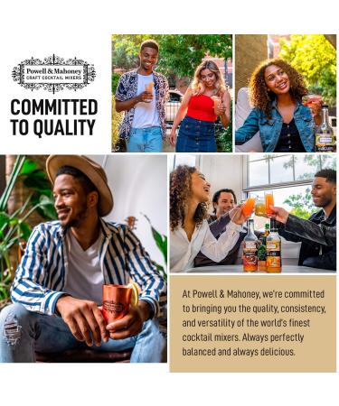 Powell & Mahoney Simple Syrup - Non-GMO Craft Cocktail Mixer - No Artificial Sweeteners - 12.68 oz - Buy Online on GoSupps.com