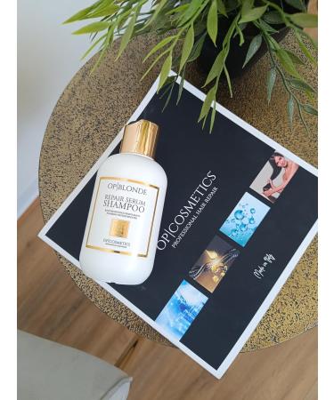  OP|BLONDE Plumping Shampoo Serum Repair High-protein shampoo for treated and damaged hair Professional formula with phytocollagen and jalapenosyl acid 250 ml - Buy Online on GoSupps.com
