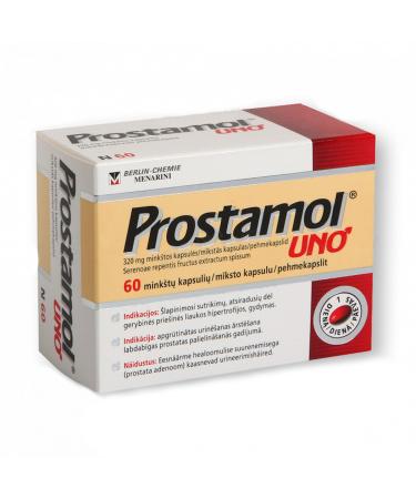 PROSTAMOL UNO 320mg N60 Capsules (60) - Urinary Prostate Relief