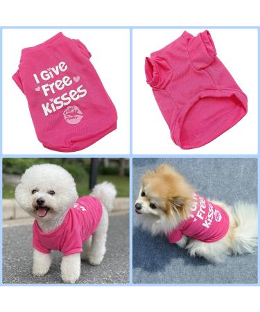 PETCARE 3 Pack Small Dog Girl T-Shirts | Soft Cotton Tee Shirts for Chihuahua, Yorkie, Shih Tzu, Pomeranian | XS (Fit 13 lbs) | Thanksgiving & Valentine's Outfits - Buy Online on GoSupps.com