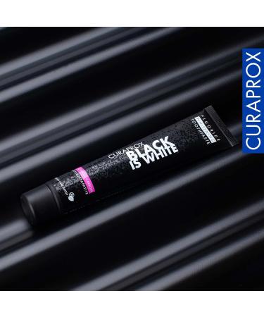 Curaprox Black is White Toothpaste - Activated Carbon Whitening for Bright Teeth | 90 ml - Buy Online on GoSupps.com
